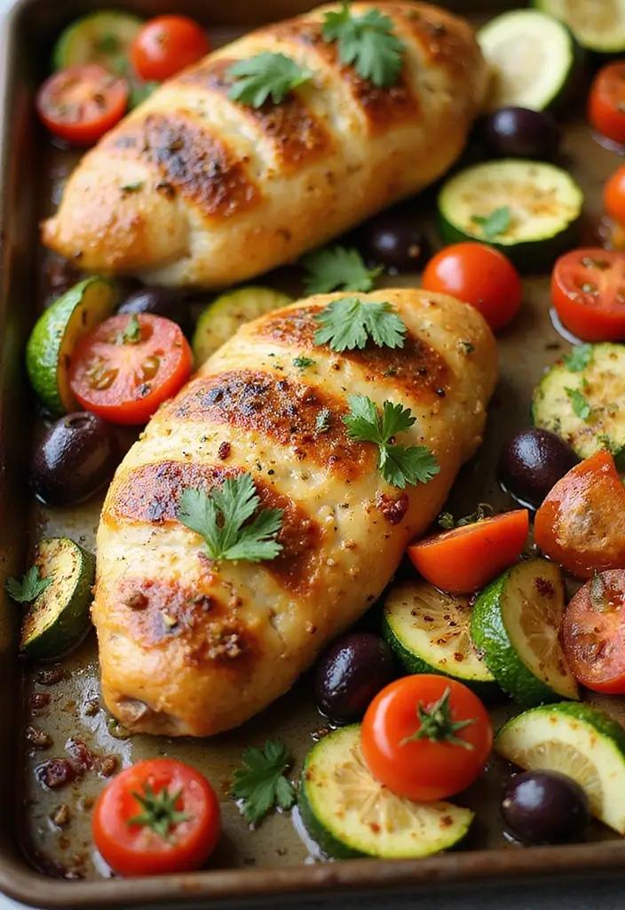 30 Chicken Sausage Sheet Pan Recipes That Make Dinner Easy - 2. Mediterranean Chicken Sausage and Veggies