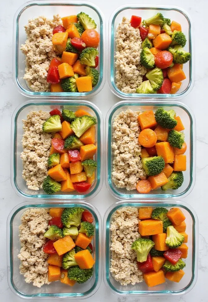 30 Ground Chicken and Rice Recipes That Are Protein-Packed & Easy - 10. Ground Chicken and Rice Meal Prep Bowls