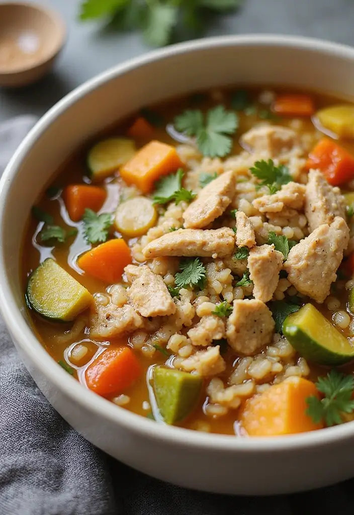 30 Ground Chicken and Rice Recipes That Are Protein-Packed & Easy - 14. Ground Chicken and Rice Soup