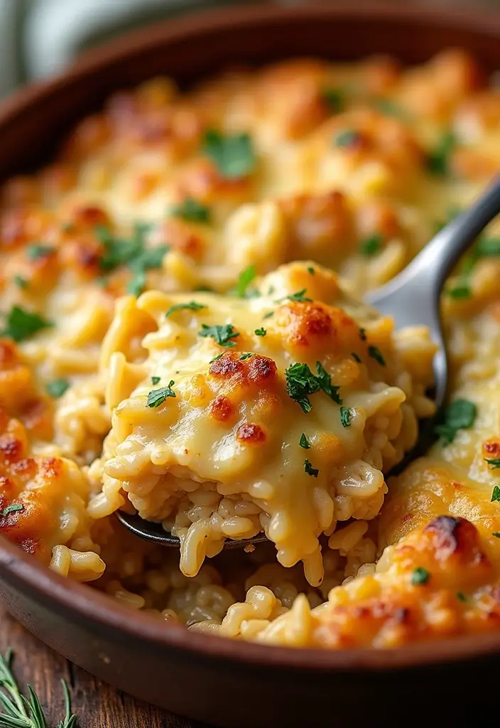 30 Ground Chicken and Rice Recipes That Are Protein-Packed & Easy - 2. One-Pan Ground Chicken and Rice Casserole