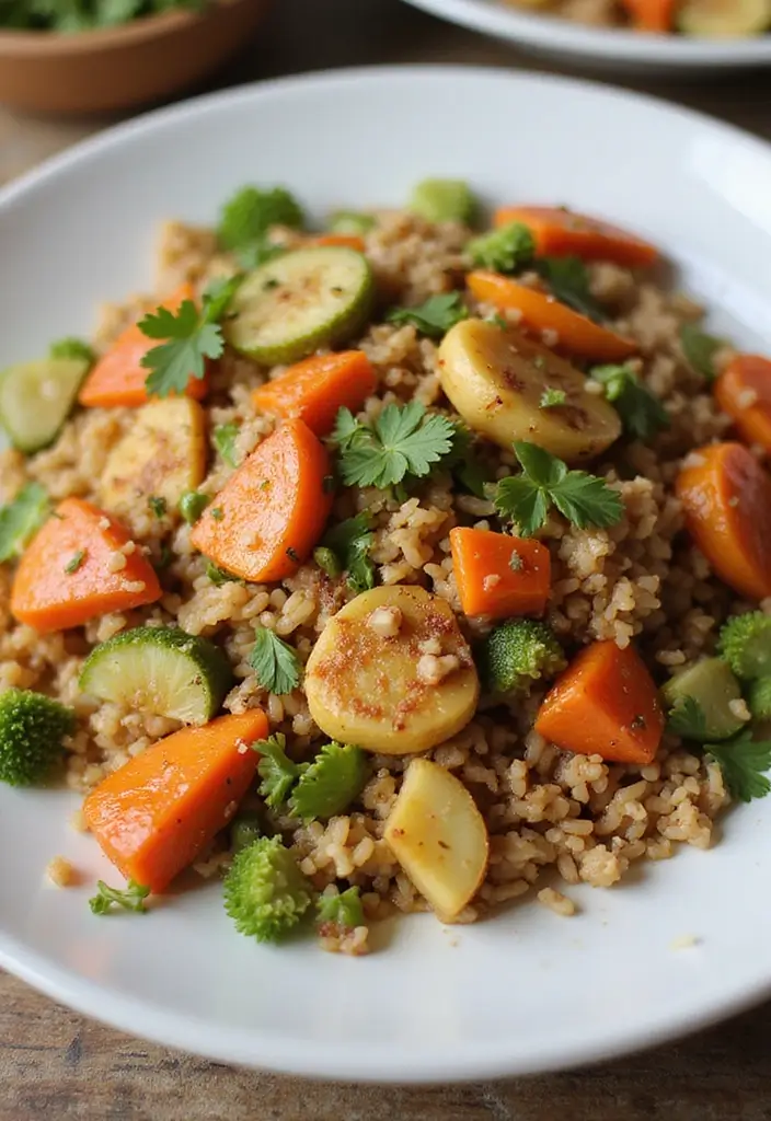 30 Ground Chicken and Rice Recipes That Are Protein-Packed & Easy - 25. Ground Chicken and Rice Primavera