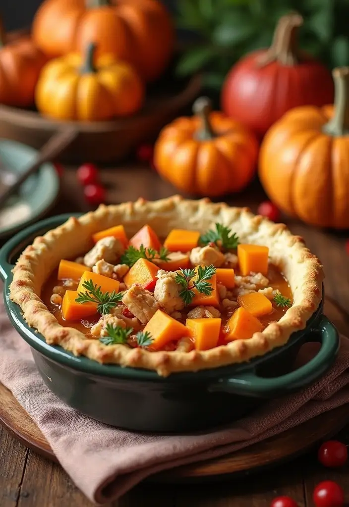 30 Quick Chicken Pot Pie Recipes That Save Busy Nights 17 30 Quick Chicken Pot Pie Recipes That Save Busy Nights - 16. Chicken Pot Pie with Sweet Potato