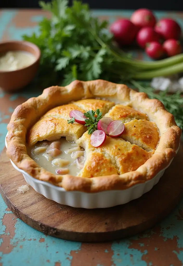 30 Quick Chicken Pot Pie Recipes That Save Busy Nights 29 30 Quick Chicken Pot Pie Recipes That Save Busy Nights - 28. Chicken Pot Pie with Radishes