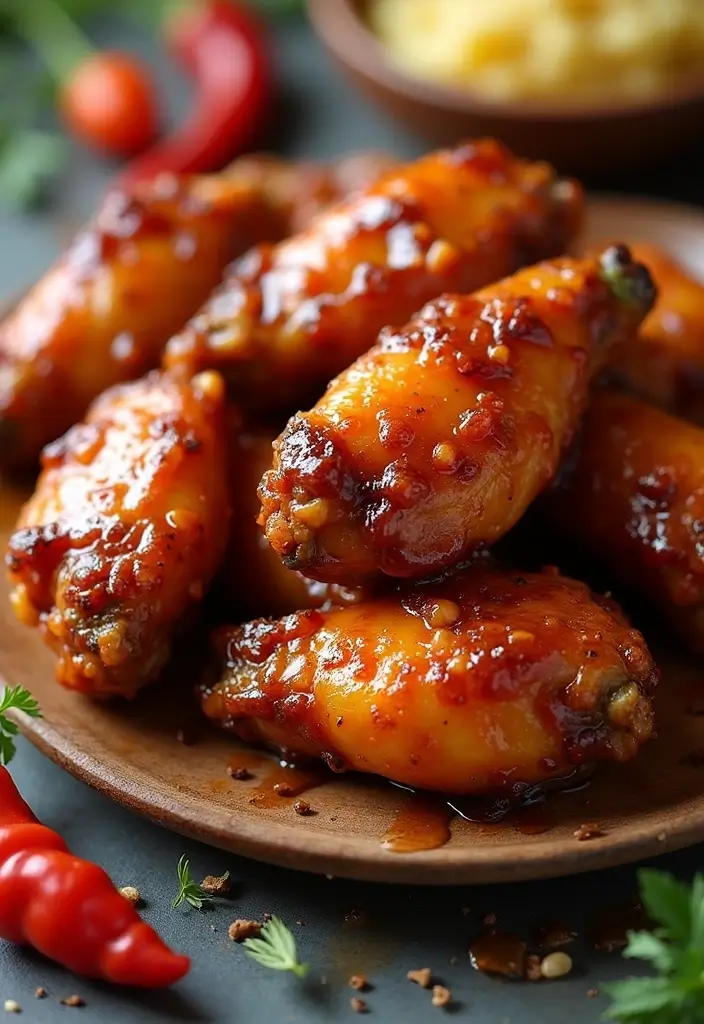 30 Sauce for Chicken Wings Recipes That Are Bold & Sticky - 3. Maple Chipotle Glaze