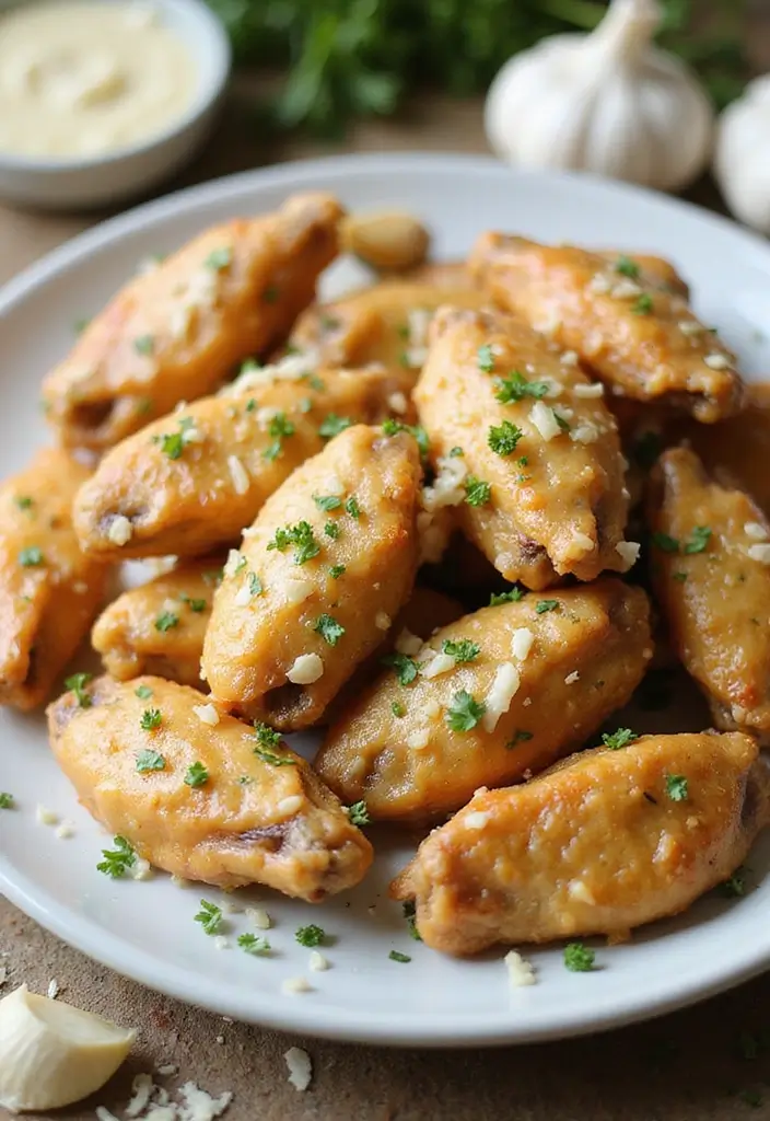 30 Sauce for Chicken Wings Recipes That Are Bold & Sticky - 5. Garlic Parmesan Sauce
