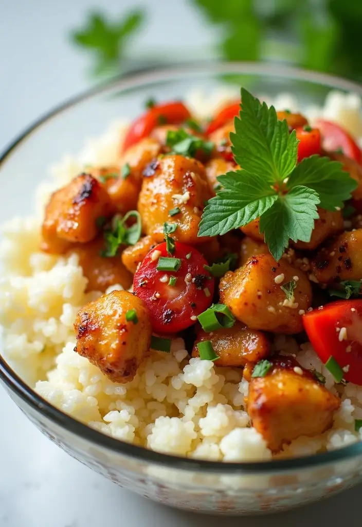 30 Shoyu Chicken Recipe Hawaii Style That's Sweet & Savory - 21. Shoyu Chicken and Cauliflower Rice