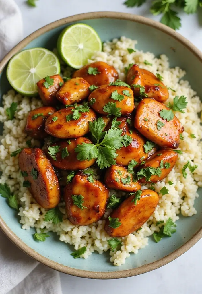 30 Shoyu Chicken Recipe Hawaii Style That's Sweet & Savory - 26. Shoyu Chicken with Cilantro Lime Rice