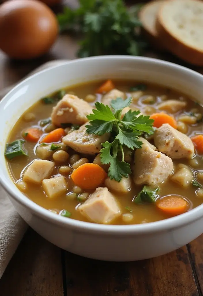 30 Soup with Rotisserie Chicken Recipes That Feel Cozy & Nourishing 13 30 Soup with Rotisserie Chicken Recipes That Feel Cozy & Nourishing - 12. Chicken and Lentil Soup