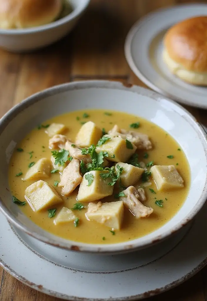 30 Soup with Rotisserie Chicken Recipes That Feel Cozy & Nourishing 28 30 Soup with Rotisserie Chicken Recipes That Feel Cozy & Nourishing - 27. Chicken and Artichoke Soup