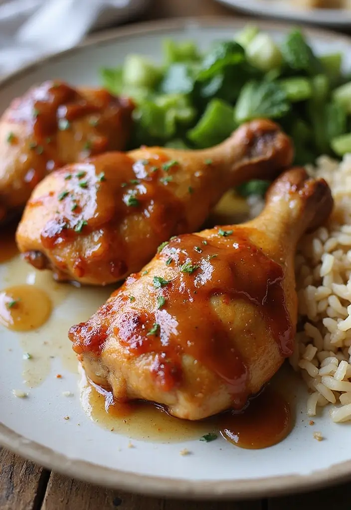 28 Oven Baked Chicken Thighs Recipes That Stay Moist & Flavorful - 1. Honey Garlic Glazed Chicken Thighs