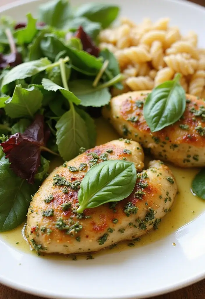 28 Oven Baked Chicken Thighs Recipes That Stay Moist & Flavorful - 13. Pesto Chicken Thighs