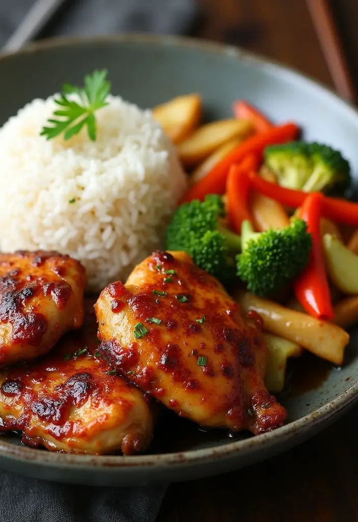 28 Oven Baked Chicken Thighs Recipes That Stay Moist & Flavorful - 24. Miso Glazed Chicken Thighs