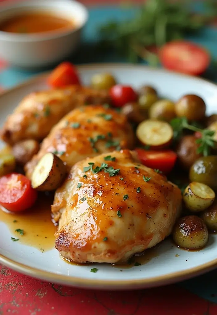 28 Oven Baked Chicken Thighs Recipes That Stay Moist & Flavorful - 25. Maple Dijon Chicken Thighs