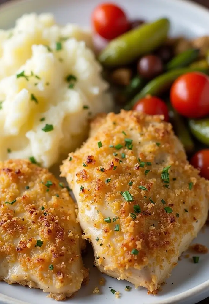 28 Oven Baked Chicken Thighs Recipes That Stay Moist & Flavorful - 7. Garlic Parmesan Crusted Chicken Thighs
