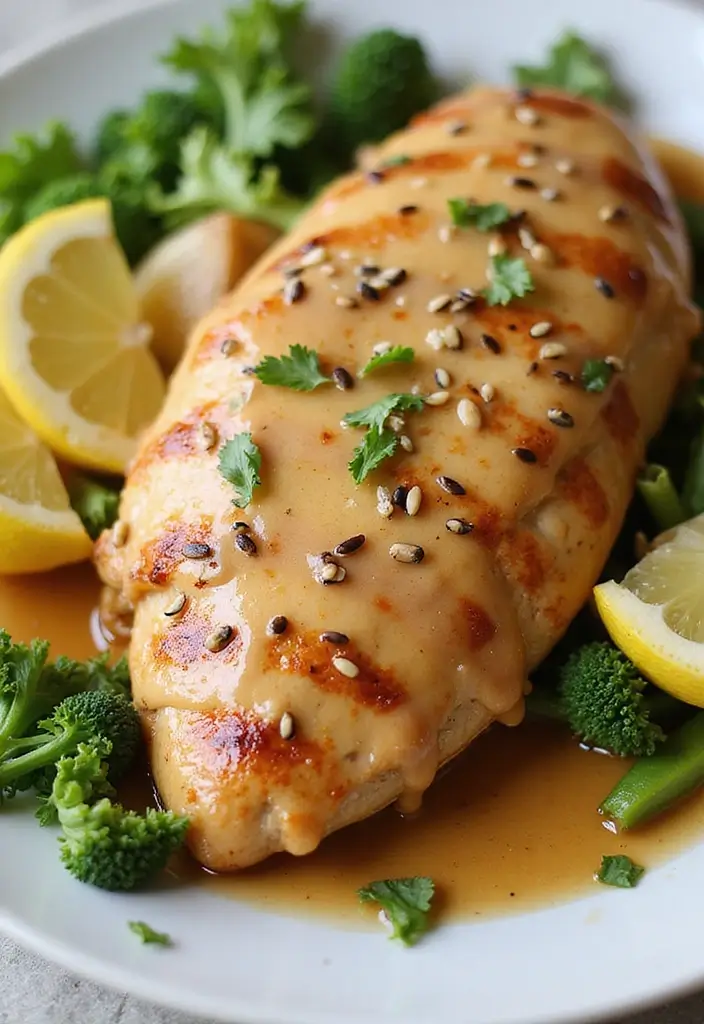 29 Lemon Sauce for Chicken Recipes That Feel Light & Elegant - 19. Lemon Sesame Sauce