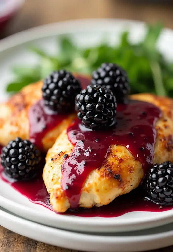 29 Lemon Sauce for Chicken Recipes That Feel Light & Elegant - 21. Lemon Blackberry Sauce