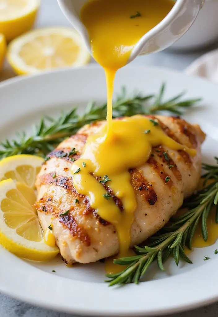 29 Lemon Sauce for Chicken Recipes That Feel Light & Elegant - 9. Lemon Rosemary Sauce