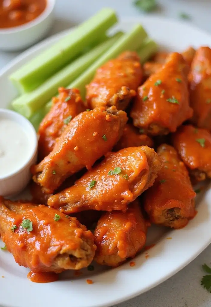 30 Whole Chicken Wings in the Oven Recipes That Are Crispy & Easy - 1. Classic Buffalo Wing Delight