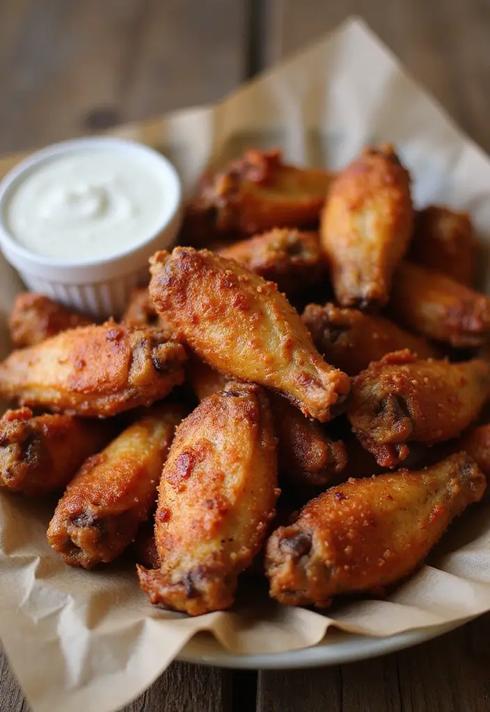 30 Whole Chicken Wings in the Oven Recipes That Are Crispy & Easy - 11. Cajun Spiced Wings