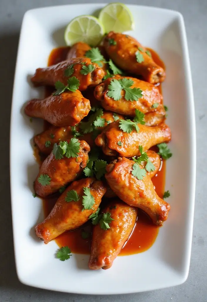 30 Whole Chicken Wings in the Oven Recipes That Are Crispy & Easy - 14. Thai Sweet Chili Wings