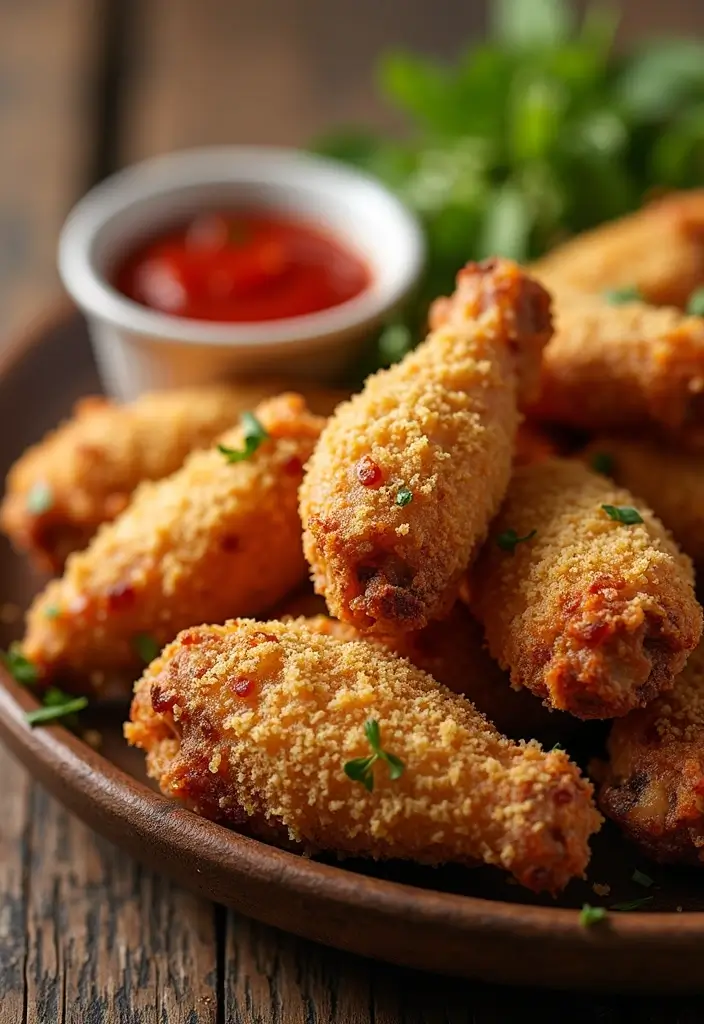 30 Whole Chicken Wings in the Oven Recipes That Are Crispy & Easy - 18. Parmesan Crusted Wings