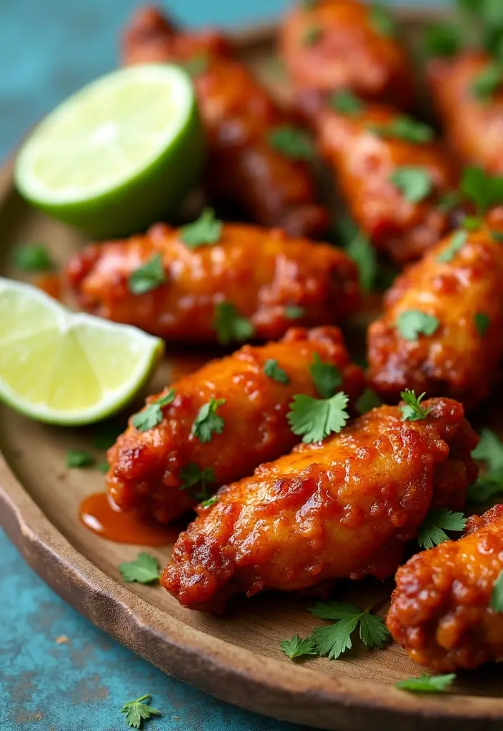 30 Whole Chicken Wings in the Oven Recipes That Are Crispy & Easy - 19. Chili Lime Wings
