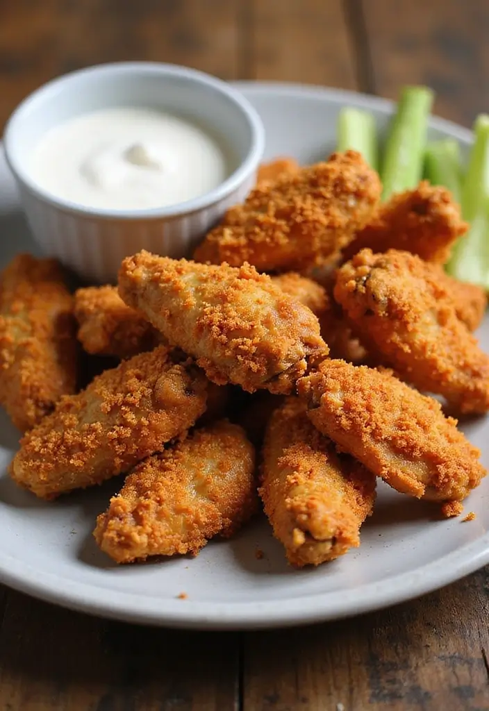 30 Whole Chicken Wings in the Oven Recipes That Are Crispy & Easy - 20. Coated Ranch Chicken Wings