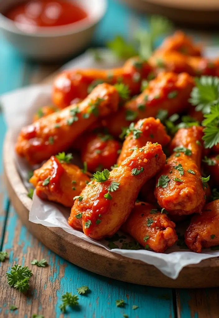 30 Whole Chicken Wings in the Oven Recipes That Are Crispy & Easy - 21. Spicy Ketchup Wings