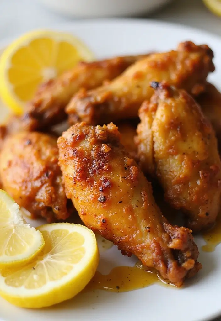 30 Whole Chicken Wings in the Oven Recipes That Are Crispy & Easy - 4. Zesty Lemon Pepper Wings