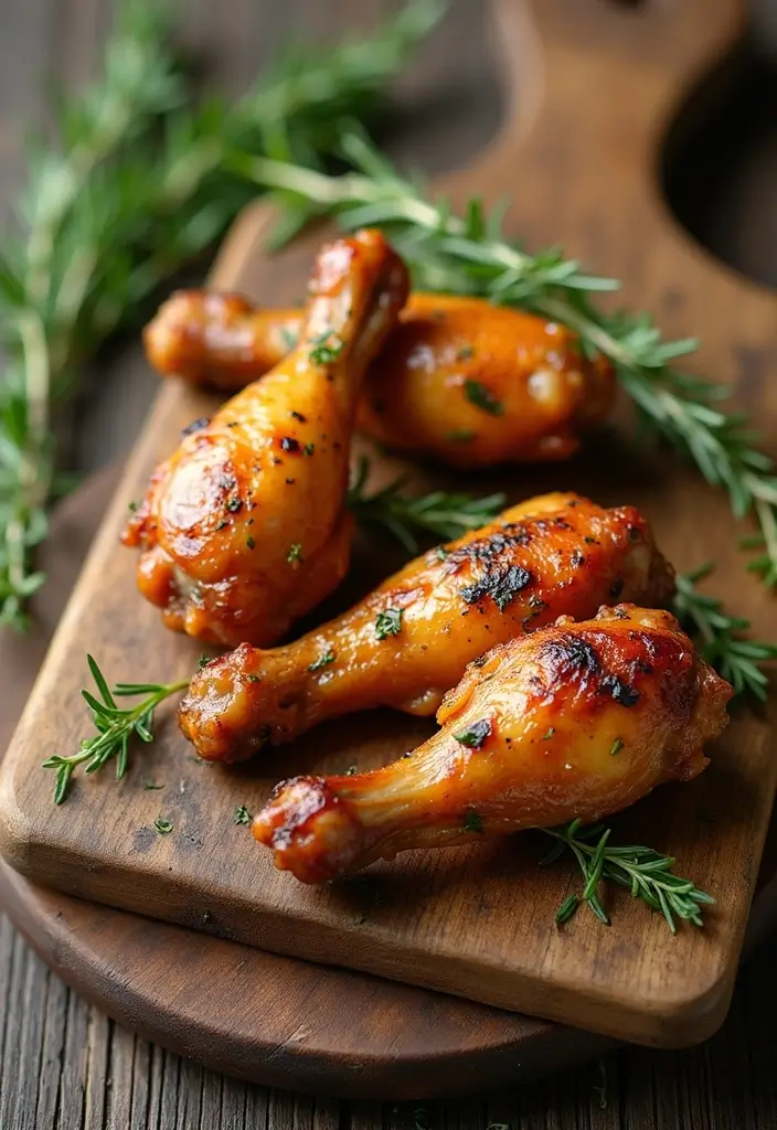 30 Whole Chicken Wings in the Oven Recipes That Are Crispy & Easy - 8. Herb Roasted Wings