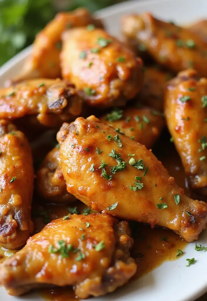 30 Whole Chicken Wings in the Oven Recipes That Are Crispy & Easy - 9. Maple Mustard Wings
