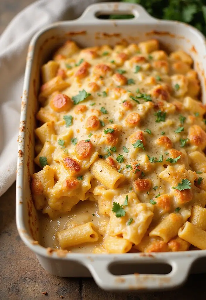 25 Baked Ranch Chicken Breast Recipes That Burst with Flavor - 18. Ranch Chicken Pasta Bake