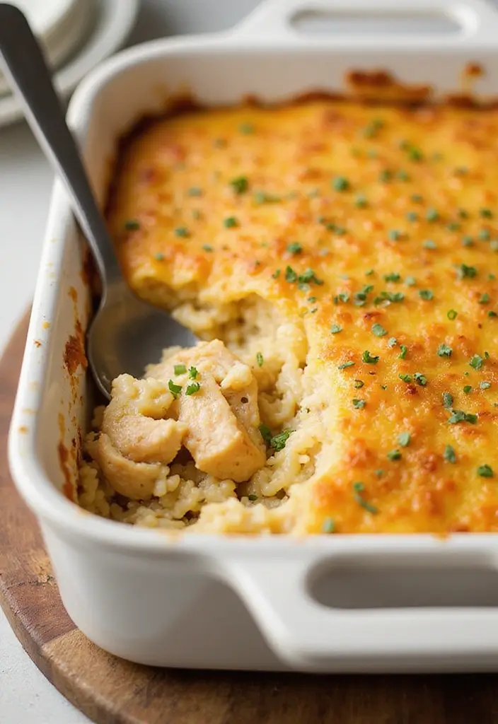 25 Baked Ranch Chicken Breast Recipes That Burst with Flavor - 23. Ranch Chicken and Rice Casserole