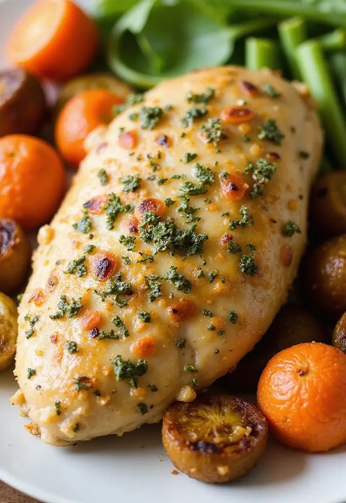 25 Baked Ranch Chicken Breast Recipes That Burst with Flavor - 9. Herb-Crusted Ranch Chicken