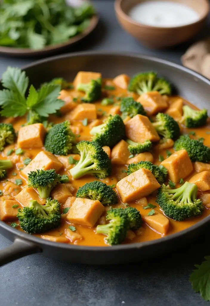 27 Broccoli and Chicken Casserole Recipes That Feel Like Home - 18. Thai Curry Broccoli Chicken Casserole