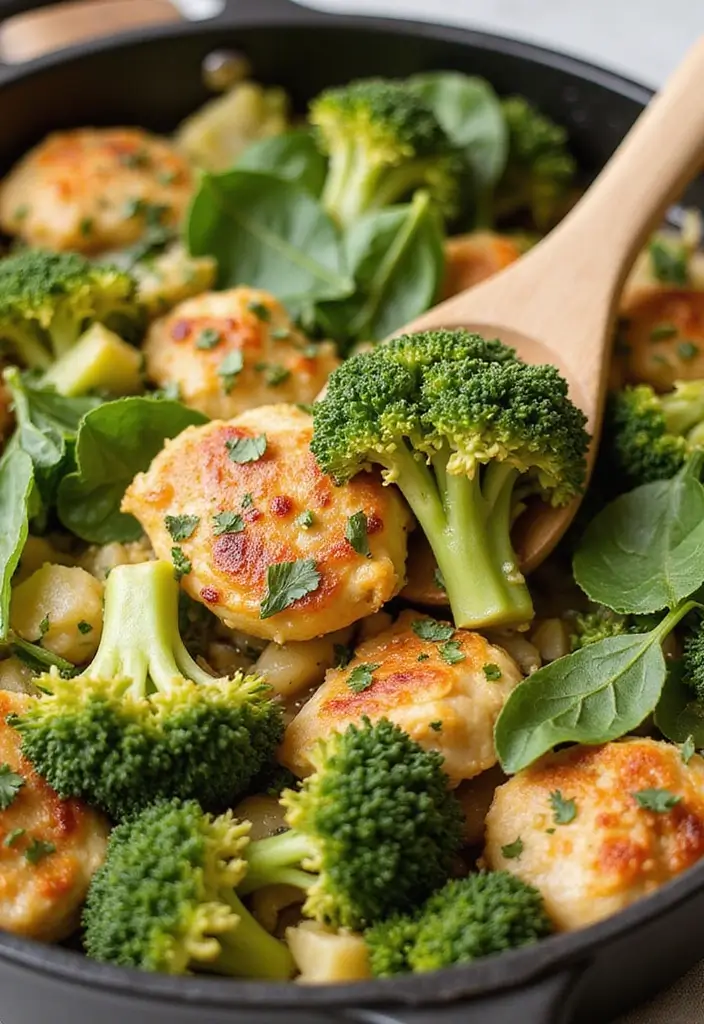 27 Broccoli and Chicken Casserole Recipes That Feel Like Home - 19. Broccoli Chicken Casserole with Spinach