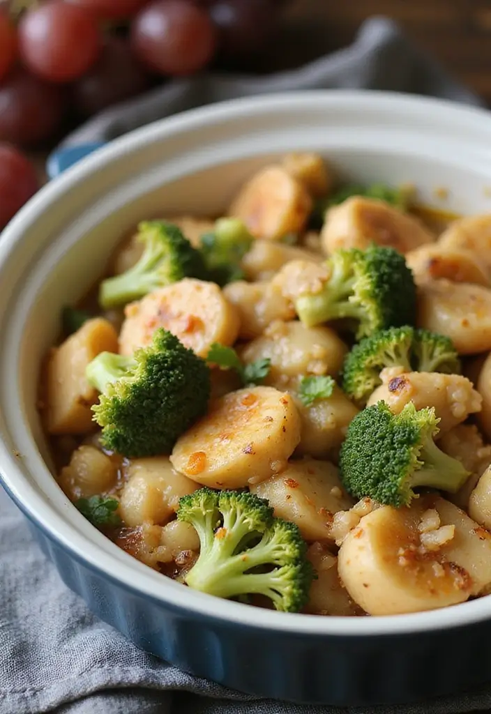 27 Broccoli and Chicken Casserole Recipes That Feel Like Home - 26. Broccoli Chicken Casserole with Grapes