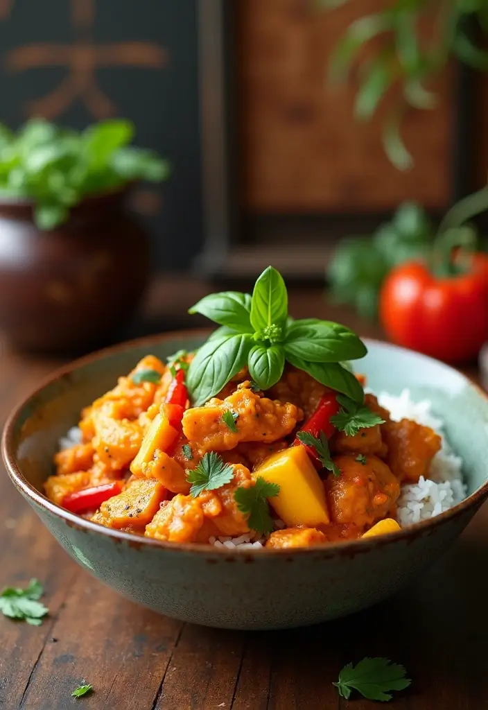 27 Easy Chicken Dinner Recipes Healthy & Full of Protein - 6. Thai Red Curry Chicken