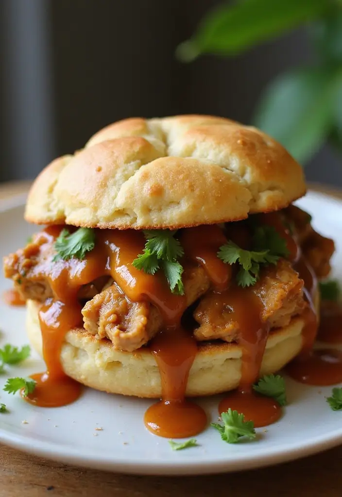 27 French Onion Chicken Bubble Up Recipes That Are Creative & Fun - 11. Thai Peanut French Onion Chicken Bubble Up