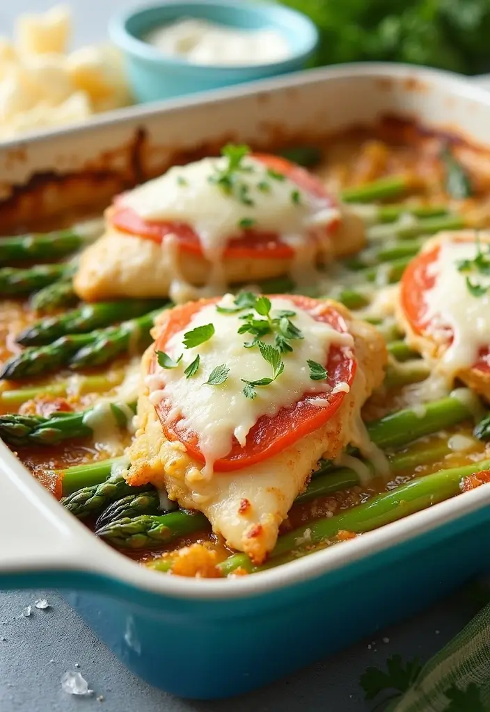 27 French Onion Chicken Bubble Up Recipes That Are Creative & Fun - 8. French Onion Chicken Bubble Up with Asparagus