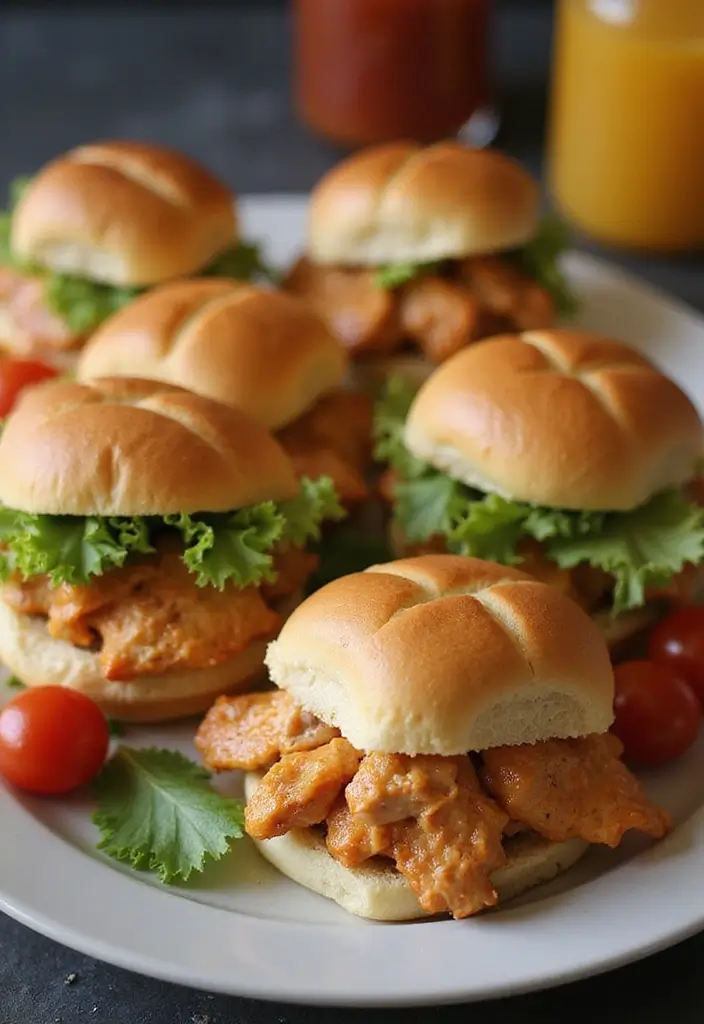 27 Hidden Valley Ranch Chicken Recipes That Are Creamy & Easy - 12. Ranch Chicken Sliders