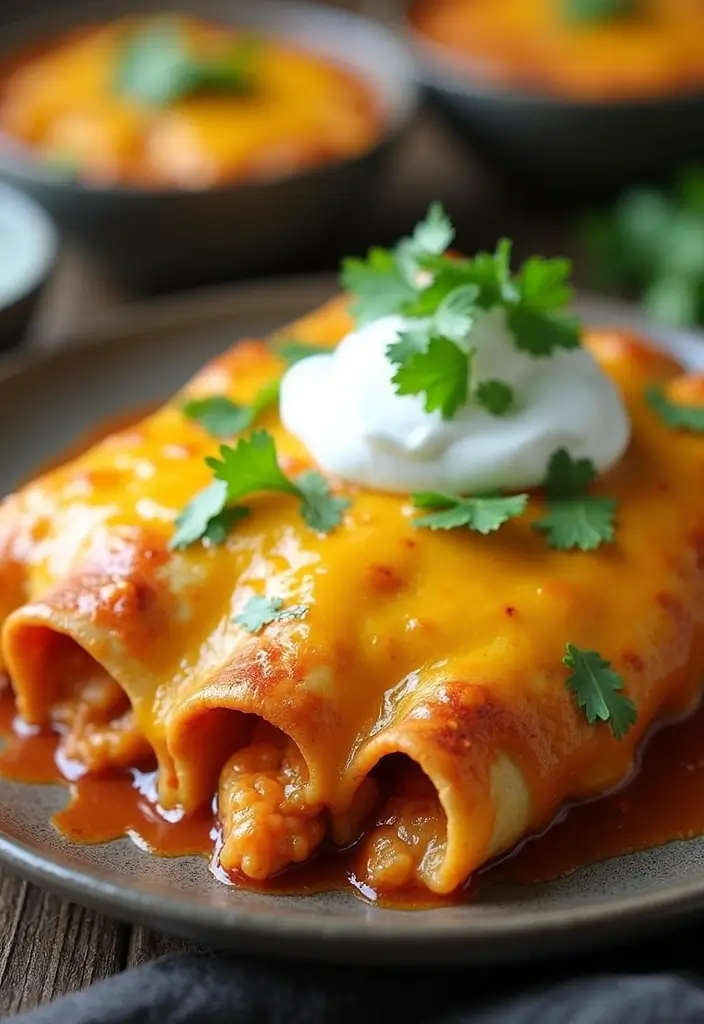 27 Hidden Valley Ranch Chicken Recipes That Are Creamy & Easy - 9. Ranch Chicken Enchiladas