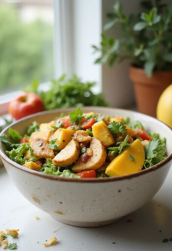 27 Keto Shredded Chicken Recipes That Are Perfect for Meal Prep 23 27 Keto Shredded Chicken Recipes That Are Perfect for Meal Prep - 22. Mango Chicken Salad