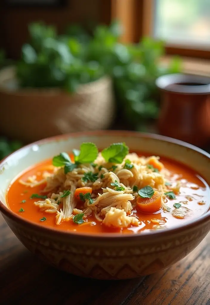 27 Keto Shredded Chicken Recipes That Are Perfect for Meal Prep 27 27 Keto Shredded Chicken Recipes That Are Perfect for Meal Prep - 26. Shredded Chicken Vegetable Soup