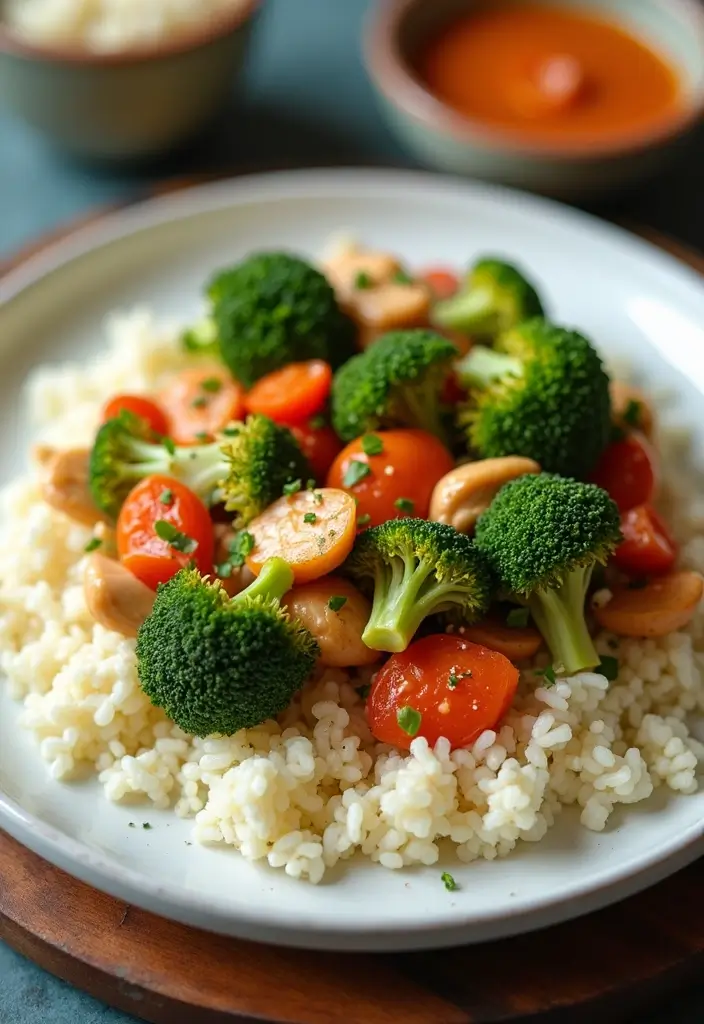 27 Keto Shredded Chicken Recipes That Are Perfect for Meal Prep 10 27 Keto Shredded Chicken Recipes That Are Perfect for Meal Prep - 9. Chicken and Broccoli Stir-Fry