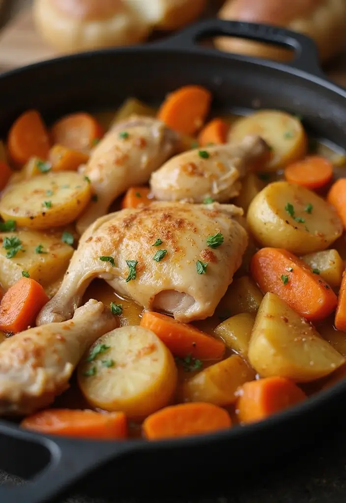 27 Loaded Chicken and Potato Casserole Recipes That Are Cheesy Comfort 22 27 Loaded Chicken and Potato Casserole Recipes That Are Cheesy Comfort - 21. Chicken and Potato Casserole with Carrots