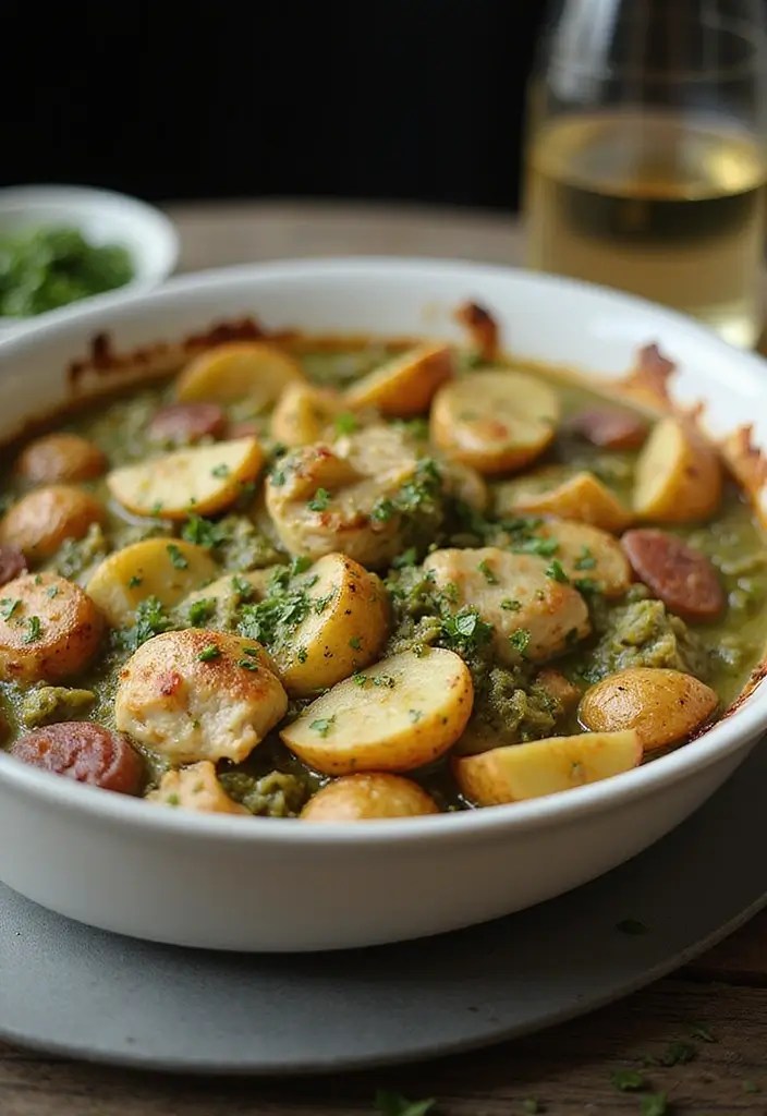 27 Loaded Chicken and Potato Casserole Recipes That Are Cheesy Comfort 25 27 Loaded Chicken and Potato Casserole Recipes That Are Cheesy Comfort - 24. Chicken and Potato Casserole with Pesto