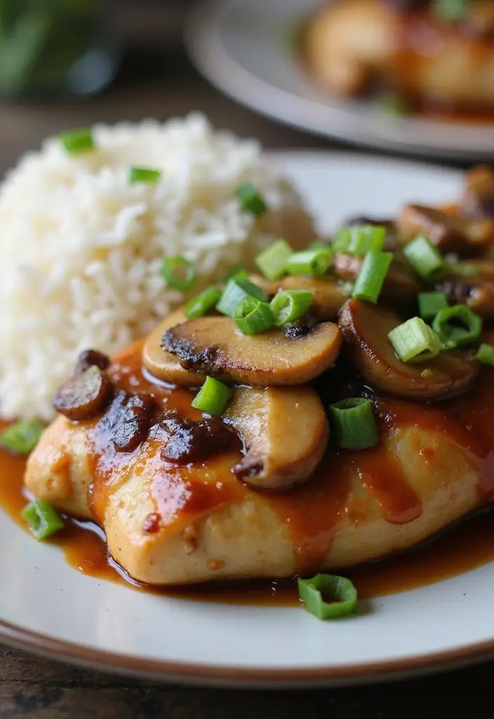 27 Mushroom Stuffed Chicken Breast Recipes That Feel Fancy Yet Easy - 12. Asian-Inspired Mushroom Stuffed Chicken