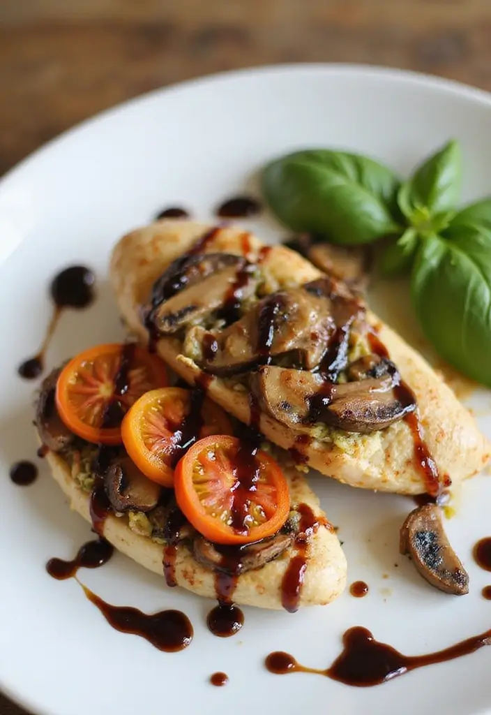 27 Mushroom Stuffed Chicken Breast Recipes That Feel Fancy Yet Easy - 6. Sun-Dried Tomato and Mushroom Stuffed Chicken