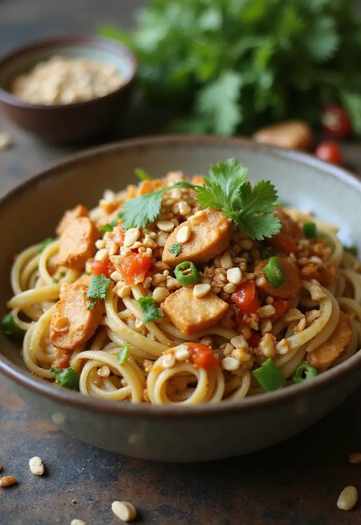 27 One Pot Marry Me Chicken Pasta Recipes That Wow Every Time - 7. One Pot Thai Chicken Pasta